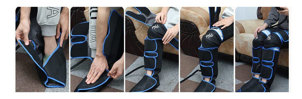 Foot air pressure leg massager promotes blood circulation, body massager, muscle relaxation, lymphatic drainage device 360° Foot air pressure leg massager promotes blood circulation, body massager, muscle relaxation, lymphatic drainage device 360°