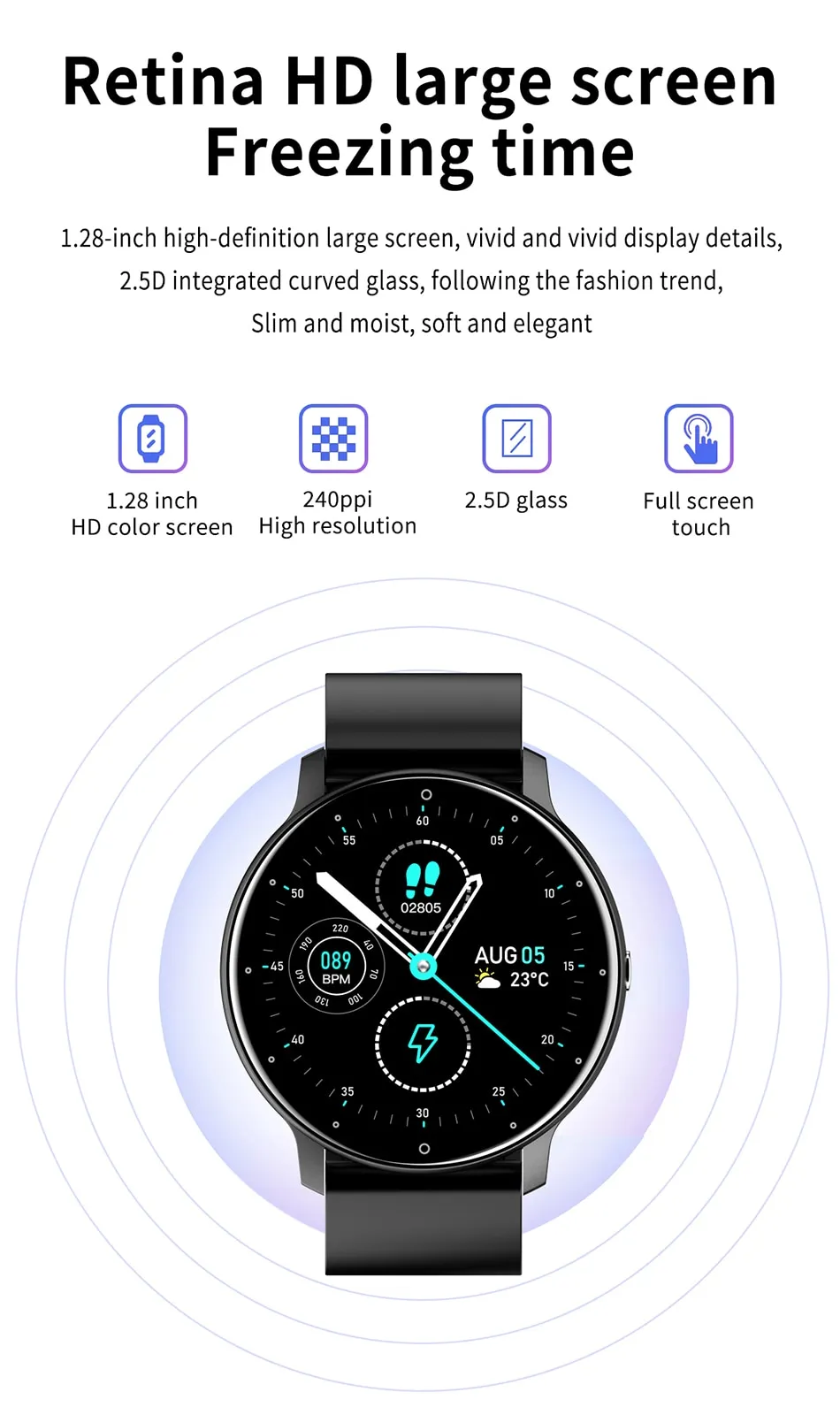 LIGE Smart Watch Men Women Full Touch Screen Sport Fitness Watch Man IP67 Waterproof Bluetooth For Android IOS Smartwatch Men LIGE Smart Watch Men Women Full Touch Screen Sport Fitness Watch Man IP67 Waterproof Bluetooth For Android IOS Smartwatch Men