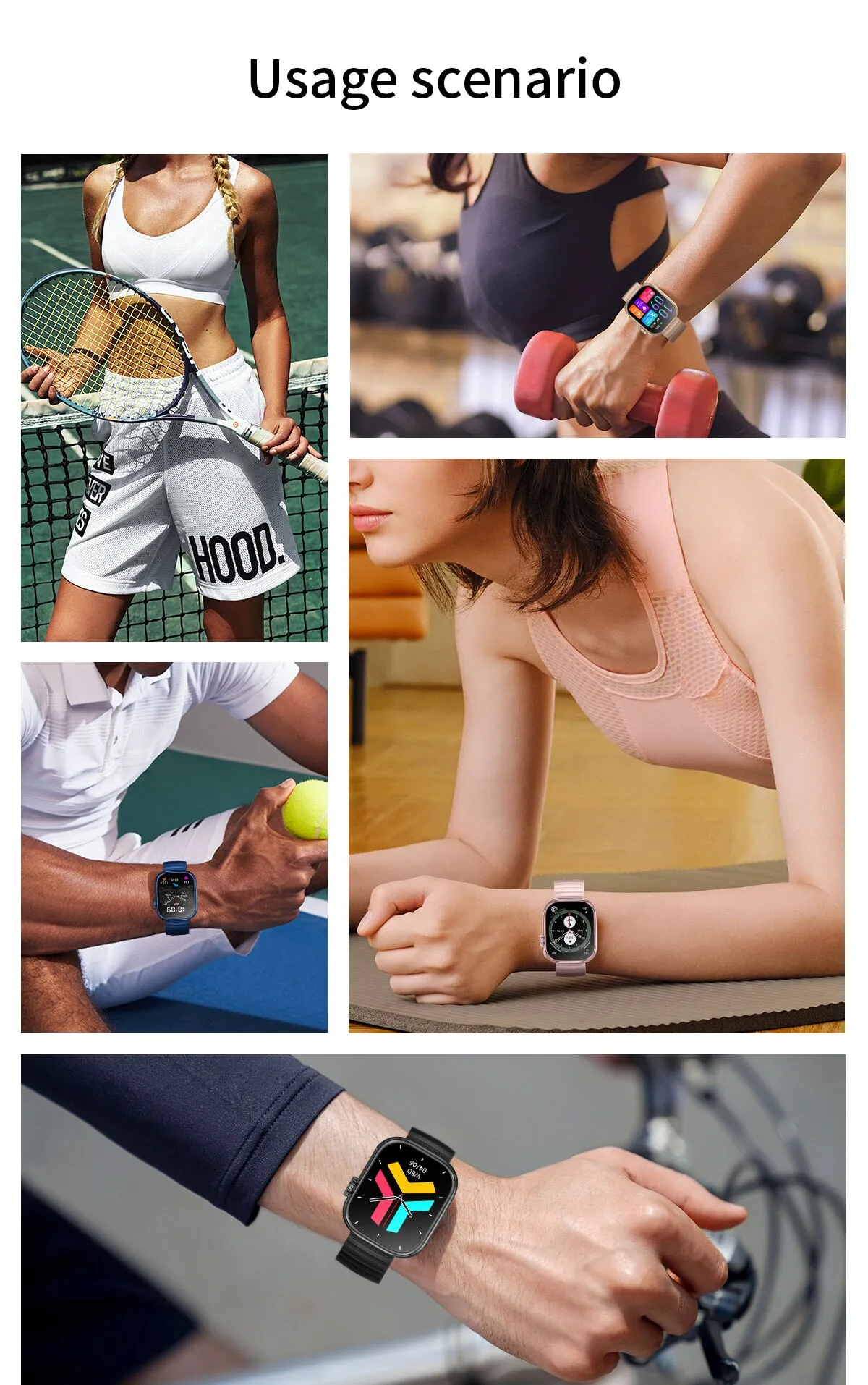 SENBONO Smart Watch Men Women LED Flashlight 100+ Sport Modes Fitness Tracker Body Temperature 2.01” Screen Smartwatch Men Women SENBONO Smart Watch Men Women LED Flashlight 100+ Sport Modes Fitness Tracker Body Temperature 2.01” Screen Smartwatch Men Women