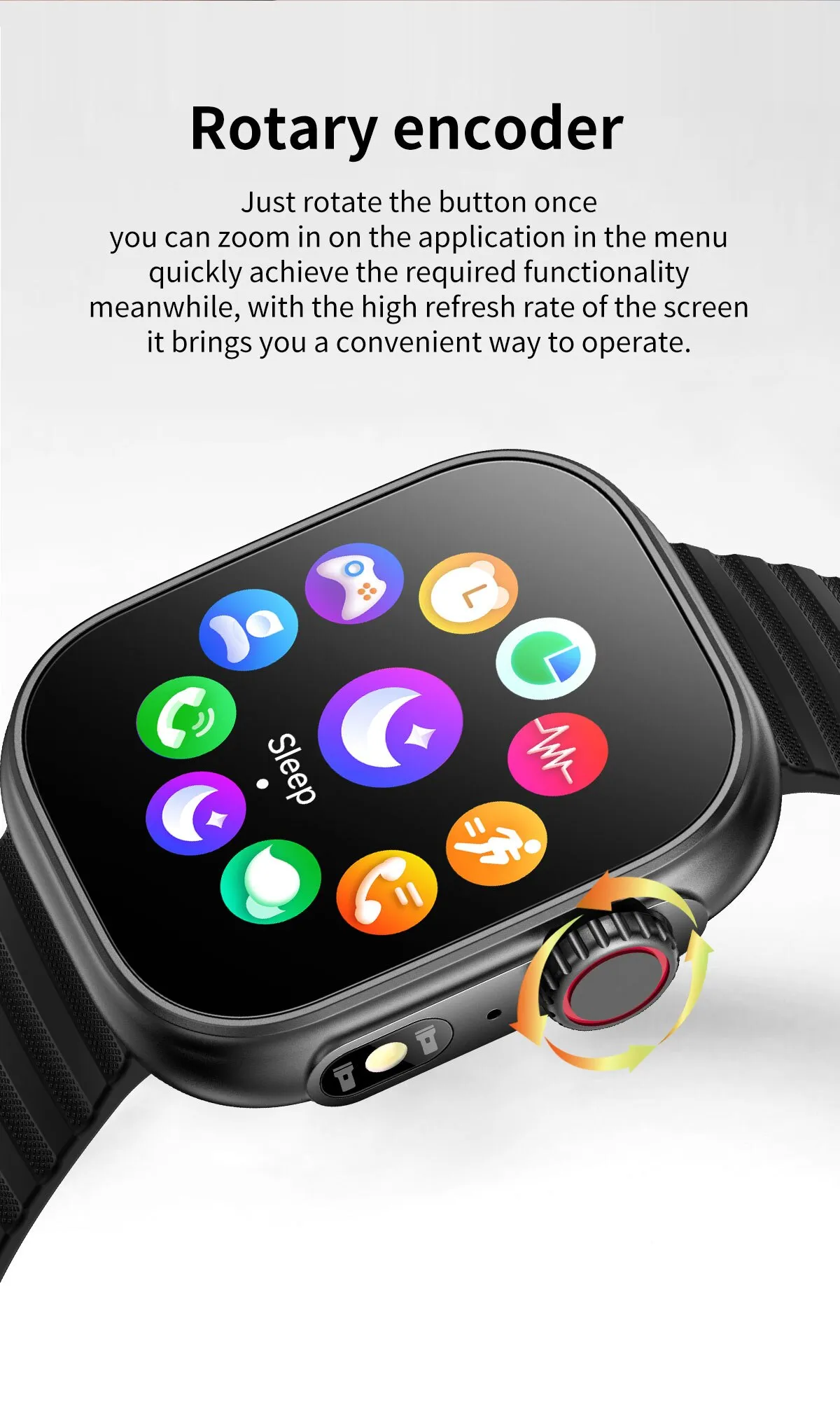 SENBONO Smart Watch Men Women LED Flashlight 100+ Sport Modes Fitness Tracker Body Temperature 2.01” Screen Smartwatch Men Women SENBONO Smart Watch Men Women LED Flashlight 100+ Sport Modes Fitness Tracker Body Temperature 2.01” Screen Smartwatch Men Women