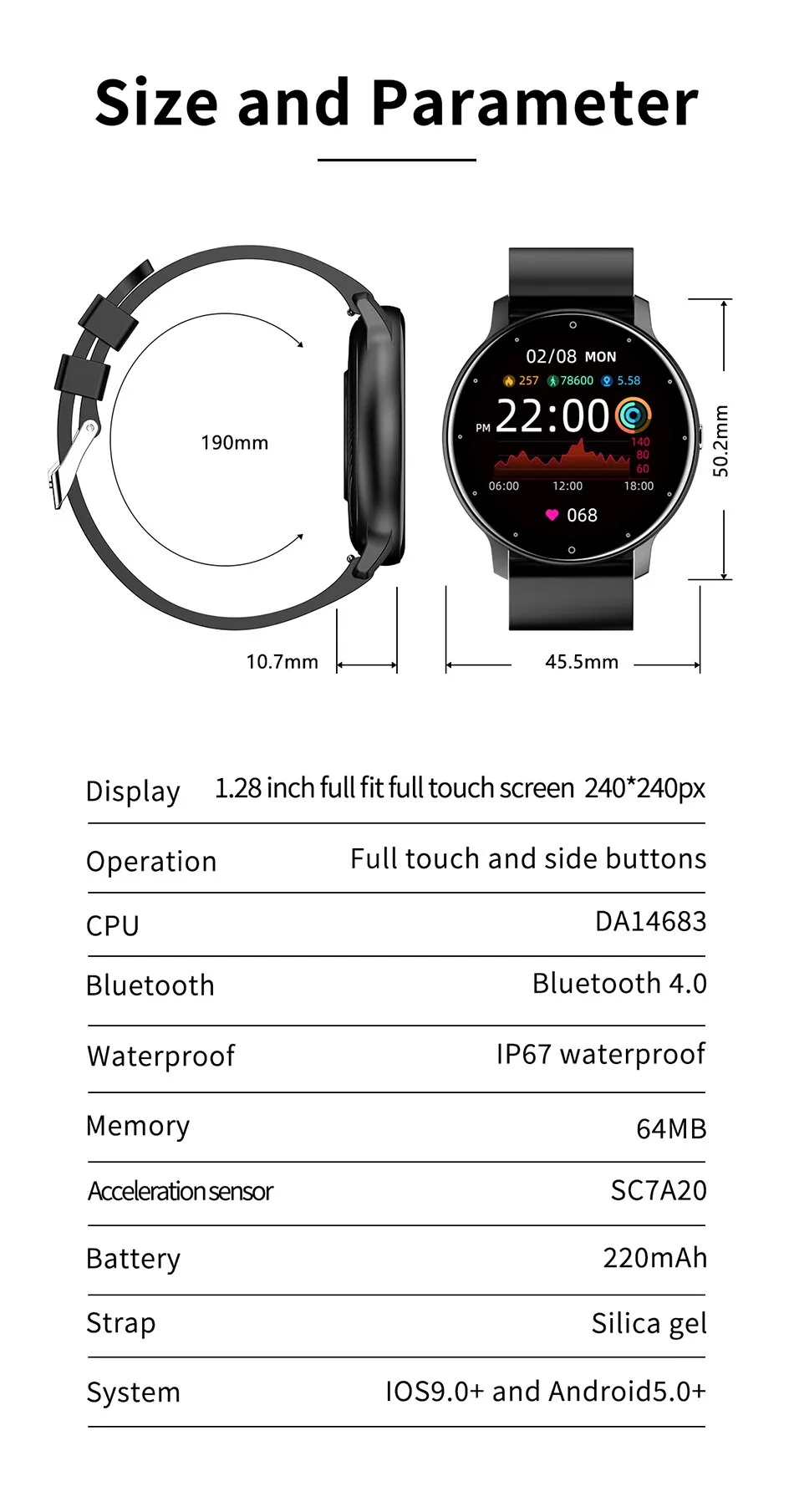 LIGE 2023 New Men Smart Watch Real-time Activity Tracker Heart Rate Monitor Sports Women Smart Watch Men Clock For Android IOS LIGE 2023 New Men Smart Watch Real-time Activity Tracker Heart Rate Monitor Sports Women Smart Watch Men Clock For Android IOS