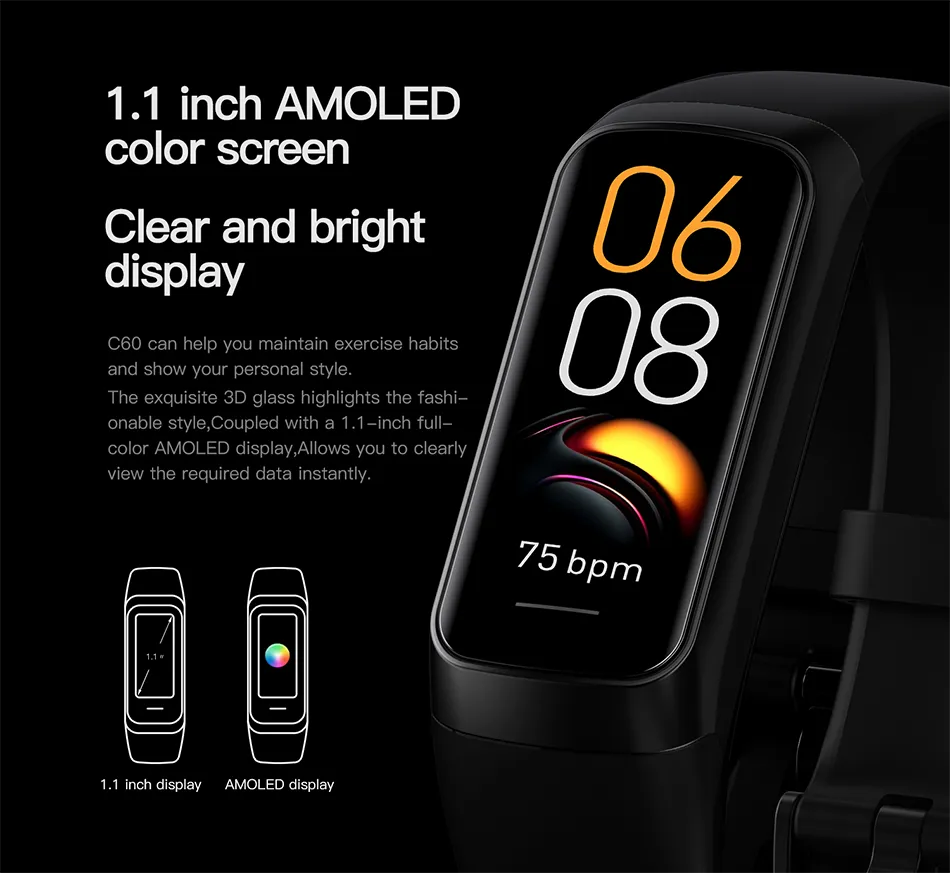 LIGE Amoled Smart Watch Men 2023 Smart Band Women Heart Rate Blood Smartwartch Waterproof Smart Bracelet Sport Fitness Tracker LIGE Amoled Smart Watch Men 2023 Smart Band Women Heart Rate Blood Smartwartch Waterproof Smart Bracelet Sport Fitness Tracker