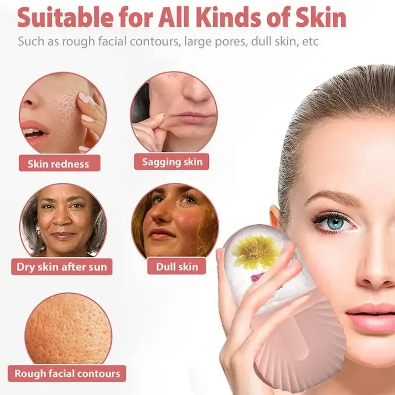 Ice Facial Roller Skin Care Beauty Lifting Contouring Tools Ice Cube Trays Ice Globe Balls Face Massager Skin Care Tool Ice Facial Roller Skin Care Beauty Lifting Contouring Tools Ice Cube Trays Ice Globe Balls Face Massager Skin Care Tool