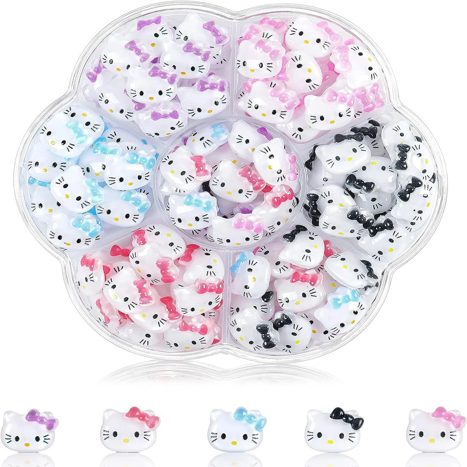 Sanrio Nail Charms Hello Kitty Design Nail Art Diy Mini Rhinestones Flatback Charms Crafts Stones for Manicure Nail Charms 70PCS Sanrio Nail Charms Hello Kitty Design Nail Art Diy Mini Rhinestones Flatback Charms Crafts Stones for Manicure Nail Charms 70PCS