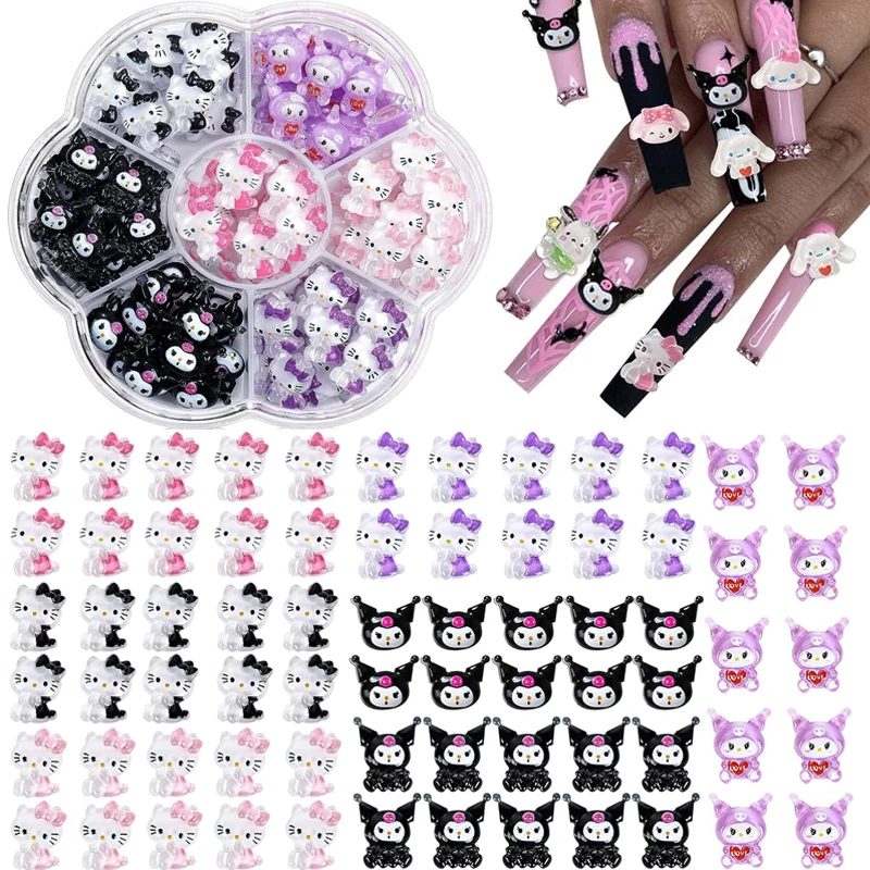 Sanrio Nail Charms Hello Kitty Design Nail Art Diy Mini Rhinestones Flatback Charms Crafts Stones for Manicure Nail Charms 70PCS Sanrio Nail Charms Hello Kitty Design Nail Art Diy Mini Rhinestones Flatback Charms Crafts Stones for Manicure Nail Charms 70PCS