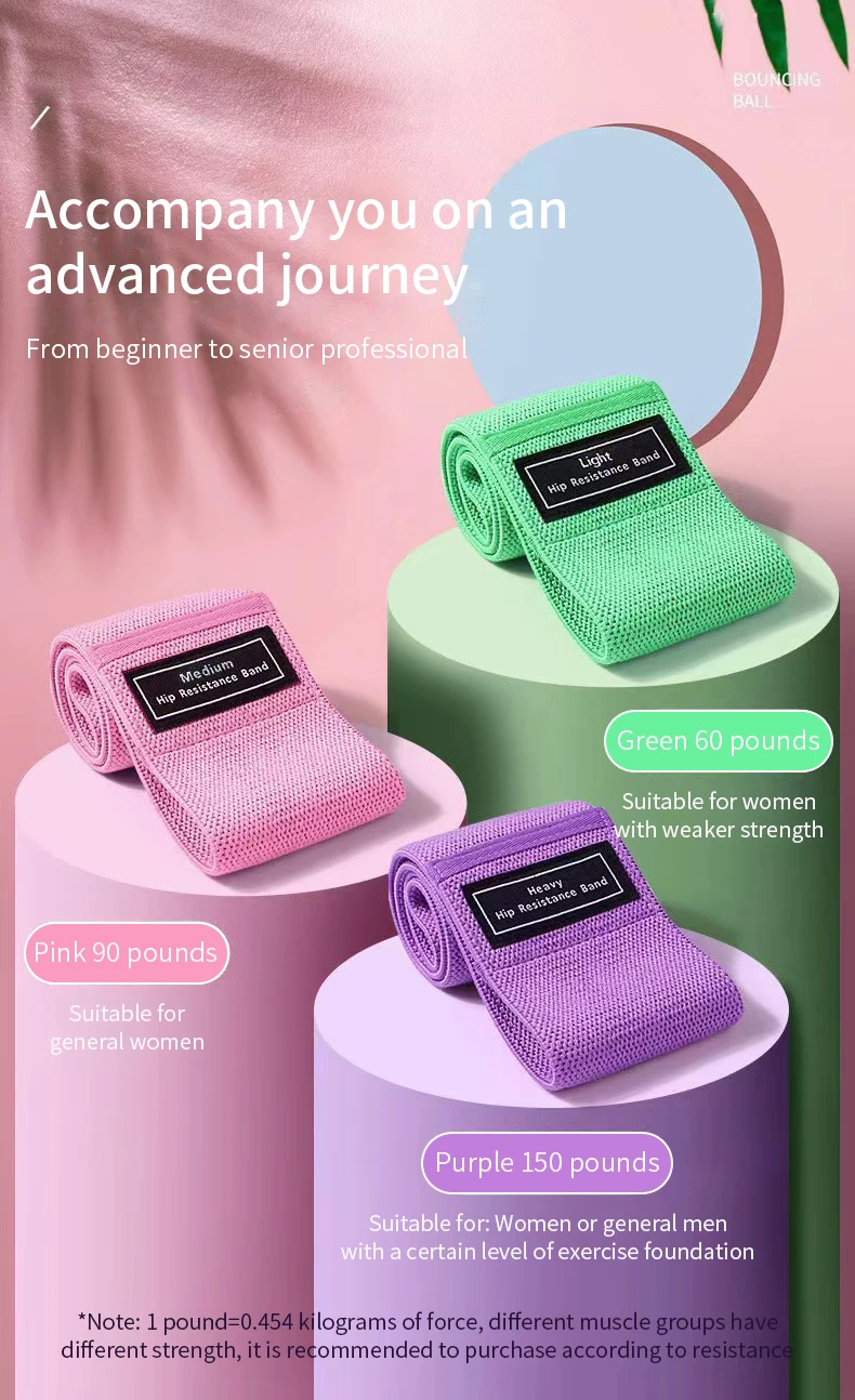 Fitness Resistance Band Buttocks Expansion Fitness Cloth Rubber Band Elastic Expander Suitable For Home Exercise Sport Equipment Fitness Resistance Band Buttocks Expansion Fitness Cloth Rubber Band Elastic Expander Suitable For Home Exercise Sport Equipment