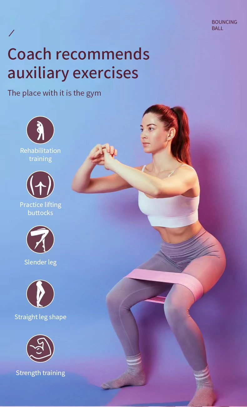 Fitness Resistance Band Buttocks Expansion Fitness Cloth Rubber Band Elastic Expander Suitable For Home Exercise Sport Equipment Fitness Resistance Band Buttocks Expansion Fitness Cloth Rubber Band Elastic Expander Suitable For Home Exercise Sport Equipment