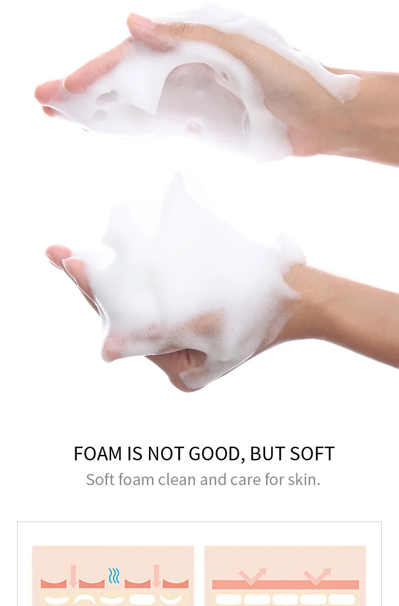 BIOAQUA Rice Raw Pulp Facial Cleanser Face Wash Foam skincare Moisturizing Skin Brightening Rejuvenation Face Cleanser Skin Care BIOAQUA Rice Raw Pulp Facial Cleanser Face Wash Foam skincare Moisturizing Skin Brightening Rejuvenation Face Cleanser Skin Care