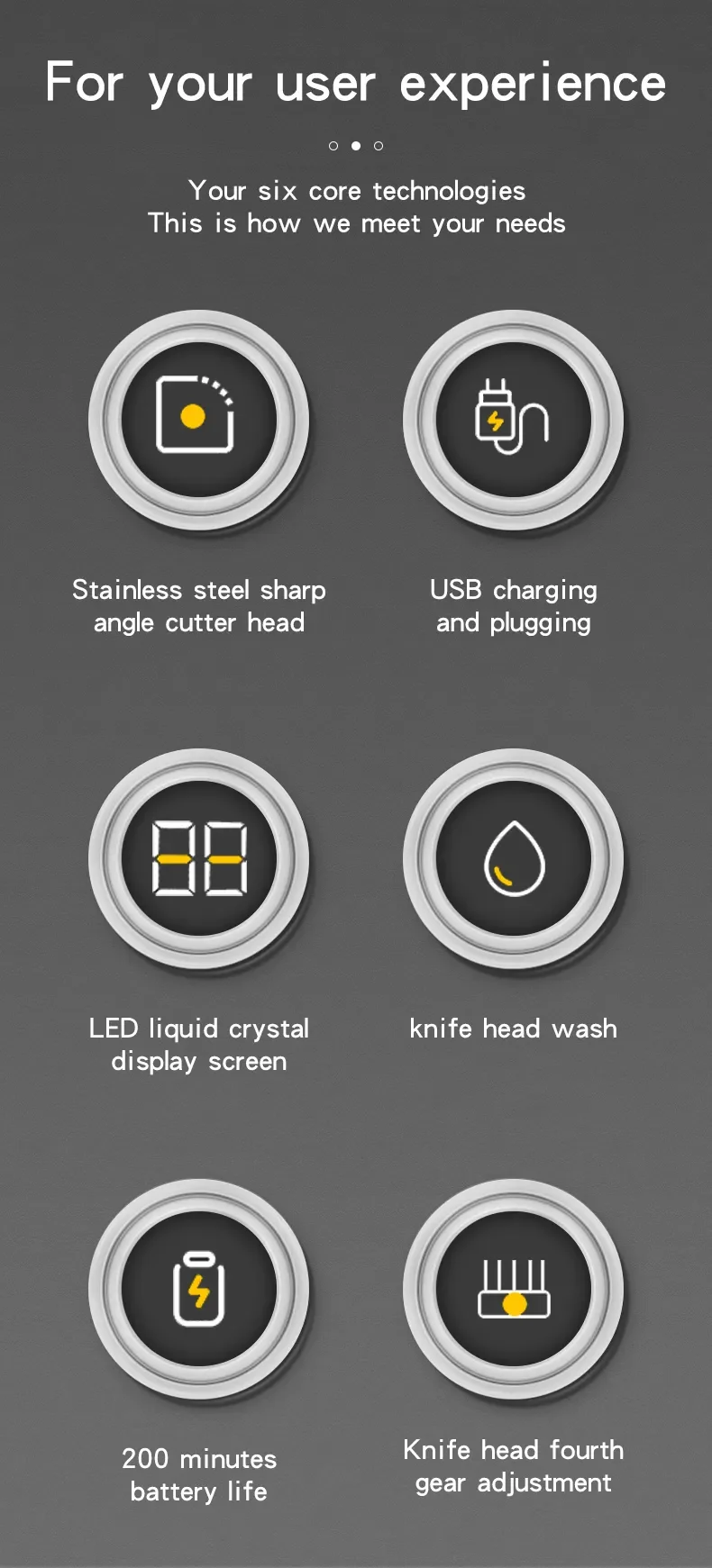 Hiena HYN-212 Electric Hair Clipper UBS Rechargeable Cordless Beard Trimmer Men Powerful Electric Hair Clipper Trimming Tool Hiena HYN-212 Electric Hair Clipper UBS Rechargeable Cordless Beard Trimmer Men Powerful Electric Hair Clipper Trimming Tool
