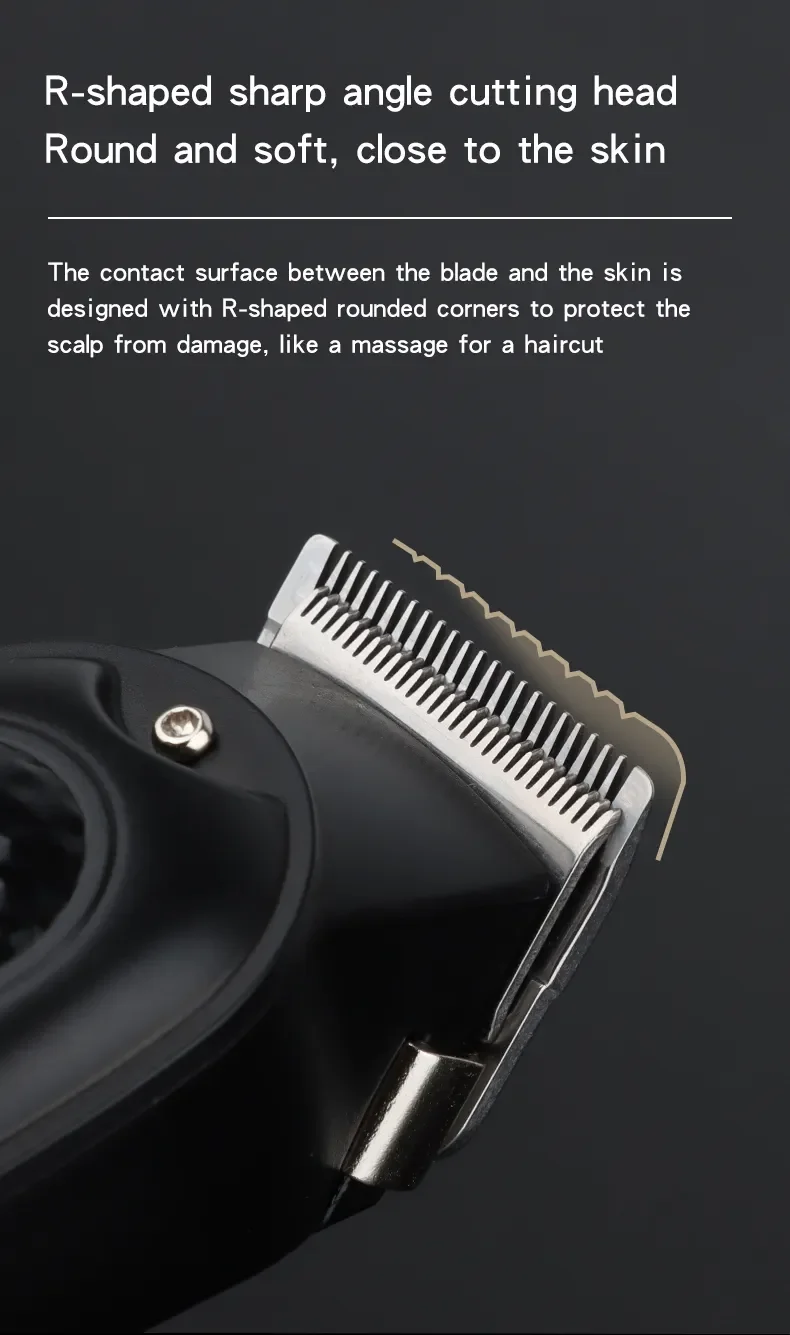 Hiena HYN-212 Electric Hair Clipper UBS Rechargeable Cordless Beard Trimmer Men Powerful Electric Hair Clipper Trimming Tool Hiena HYN-212 Electric Hair Clipper UBS Rechargeable Cordless Beard Trimmer Men Powerful Electric Hair Clipper Trimming Tool