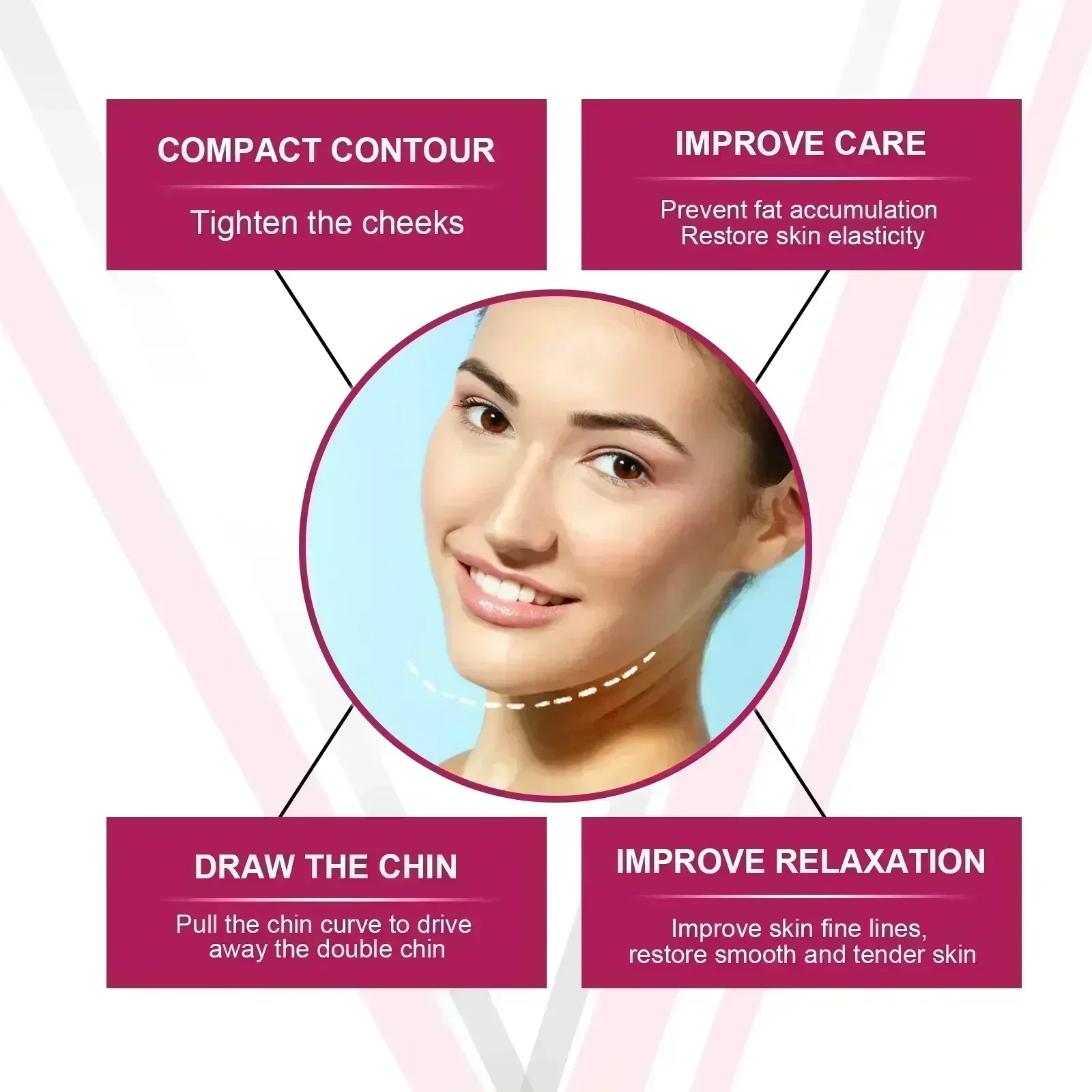 V-Shape Firming Face-lift Cream Removal Masseter Muscle Double Chin Face Fat Burning Anti-aging Products V-Shape Firming Face-lift Cream Removal Masseter Muscle Double Chin Face Fat Burning Anti-aging Products