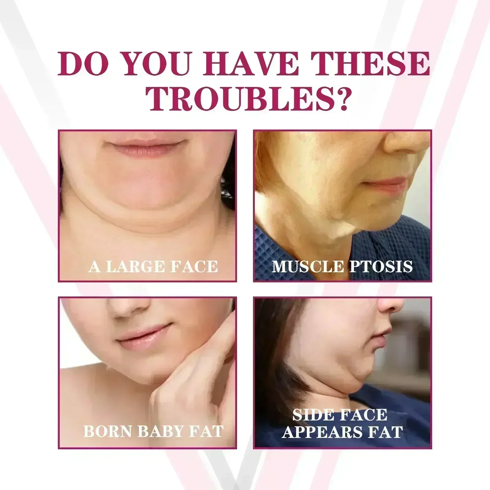 V-Shape Firming Face-lift Cream Removal Masseter Muscle Double Chin Face Fat Burning Anti-aging Products V-Shape Firming Face-lift Cream Removal Masseter Muscle Double Chin Face Fat Burning Anti-aging Products