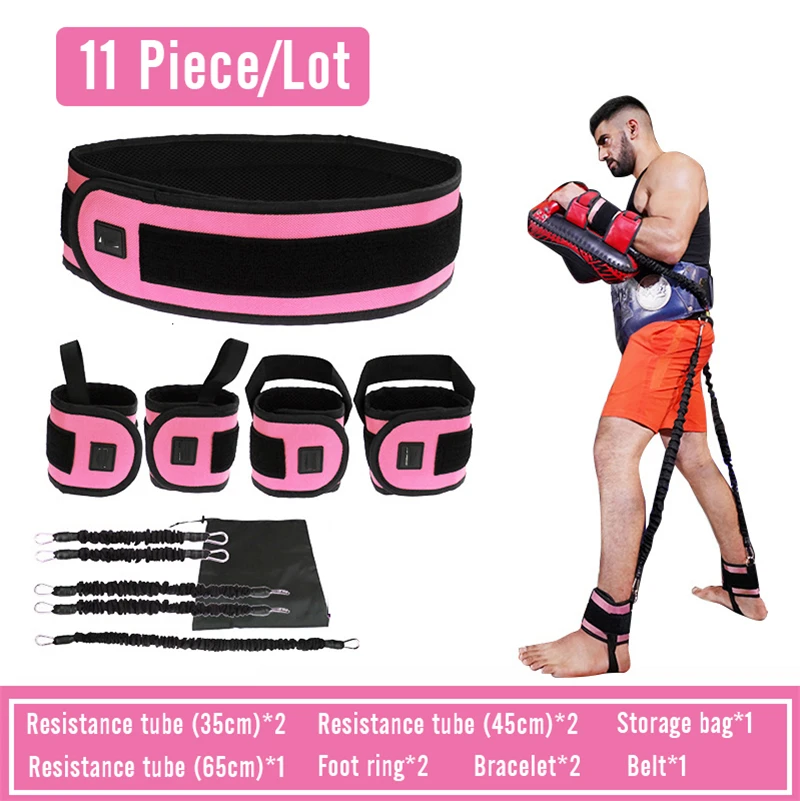 Professional Fighting Training Belt Men Women Resistance Belt Rope Fitness Exercise Elastic Bands Gym Workout Boxing Equipment Professional Fighting Training Belt Men Women Resistance Belt Rope Fitness Exercise Elastic Bands Gym Workout Boxing Equipment