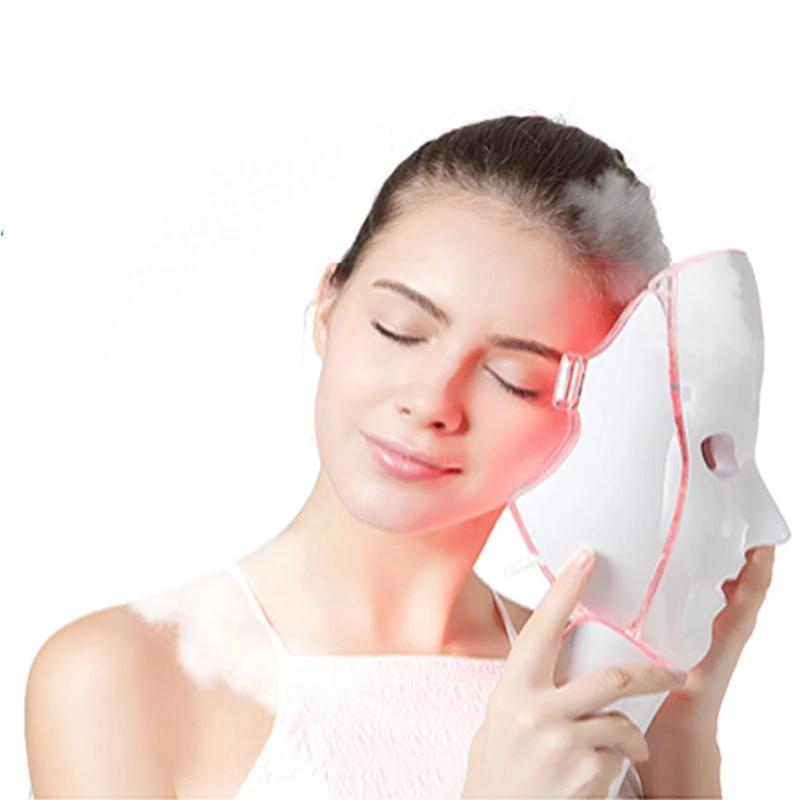 Led Face and Neck Mask Beauty Electric Face Mask for Woman Man 7 Colors Light LED Mask Facial Skin Care Repair Skin Whitening