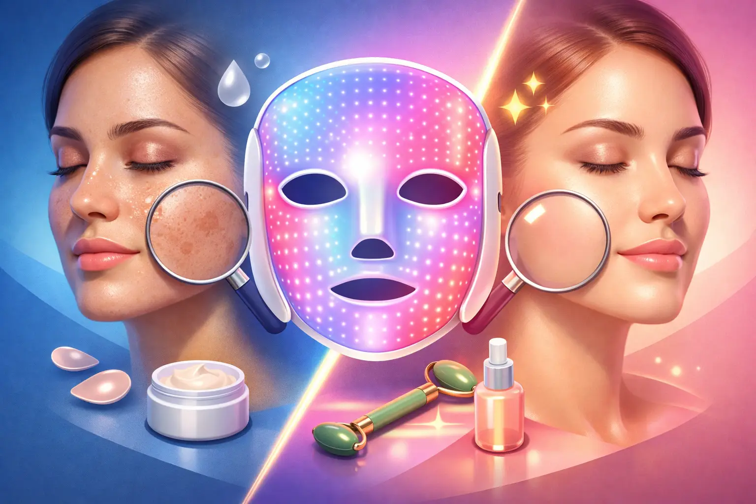 LED Mask Before After Results Explained