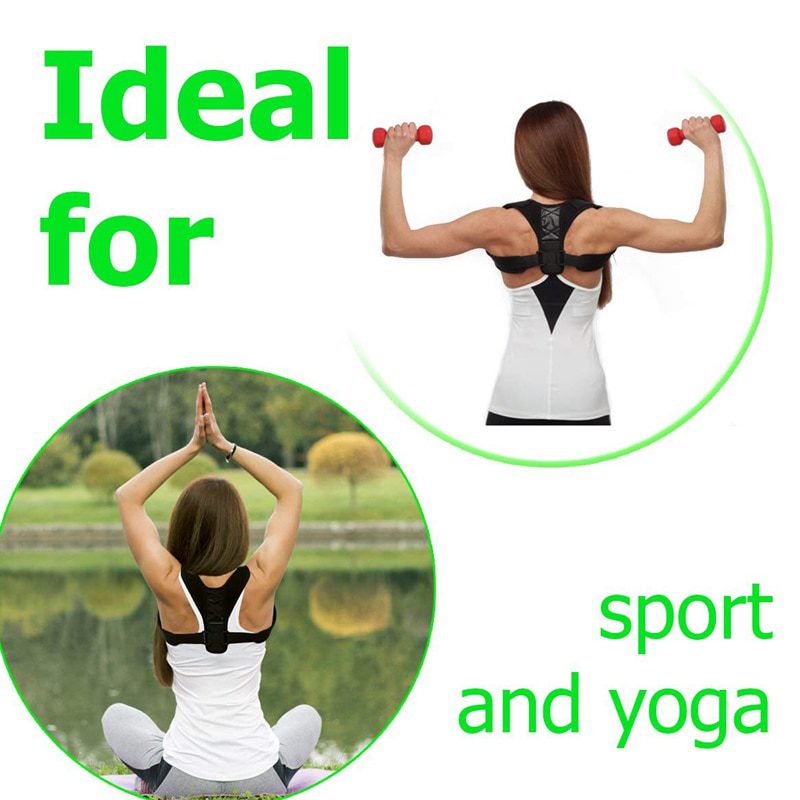 YOSYO Brace Support Belt Adjustable Back Posture Corrector Clavicle Spine Back Shoulder Lumbar Posture Correction YOSYO Brace Support Belt Adjustable Back Posture Corrector Clavicle Spine Back Shoulder Lumbar Posture Correction