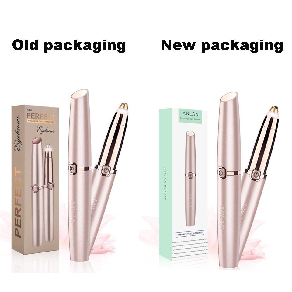 ANLAN Electric Eyebrow Trimmer Makeup Painless Eye Brow Epilator Mini Shaver Razors Portable Facial Hair Remover Women depilator ANLAN Electric Eyebrow Trimmer Makeup Painless Eye Brow Epilator Mini Shaver Razors Portable Facial Hair Remover Women depilator