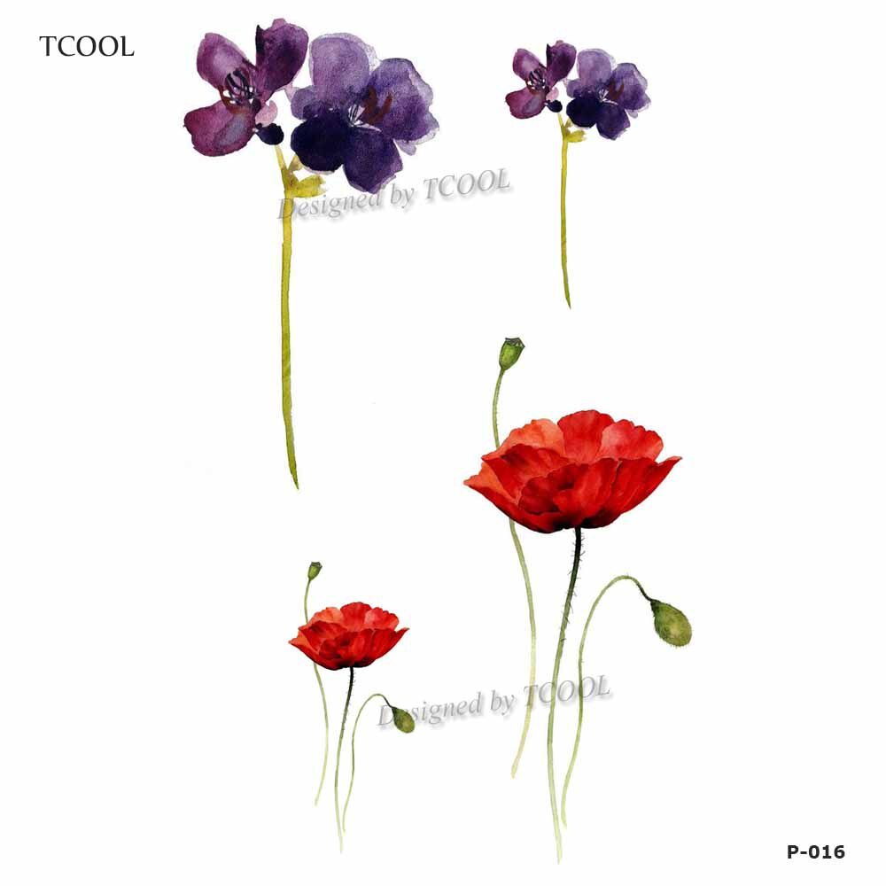HXMAN Flower Temporary Tattoos for Women Hand Tattoo Sticker Fashion Body Art Waterproof Arm Fake Tatoo Paper 9.8X6cm P-013 HXMAN Flower Temporary Tattoos for Women Hand Tattoo Sticker Fashion Body Art Waterproof Arm Fake Tatoo Paper 9.8X6cm P-013