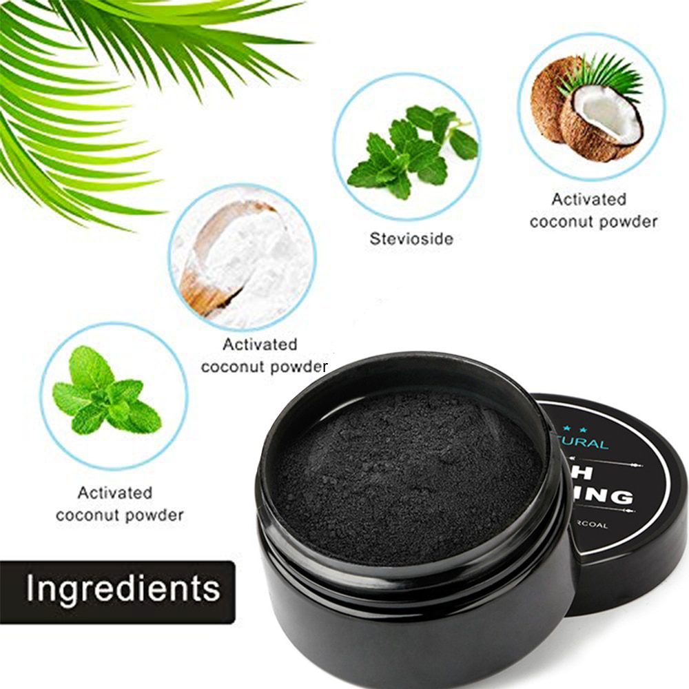 OSHIONER 30g Teeth Whitening Oral Care Charcoal Powder Natural Activated Charcoal Teeth Whitener Powder Oral Hygiene OSHIONER 30g Teeth Whitening Oral Care Charcoal Powder Natural Activated Charcoal Teeth Whitener Powder Oral Hygiene
