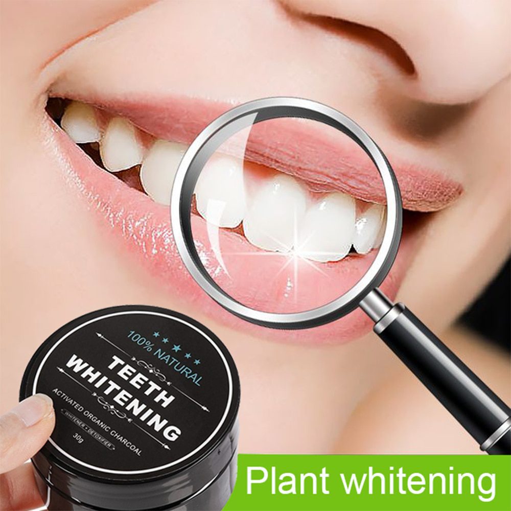 OSHIONER 30g Teeth Whitening Oral Care Charcoal Powder Natural Activated Charcoal Teeth Whitener Powder Oral Hygiene OSHIONER 30g Teeth Whitening Oral Care Charcoal Powder Natural Activated Charcoal Teeth Whitener Powder Oral Hygiene