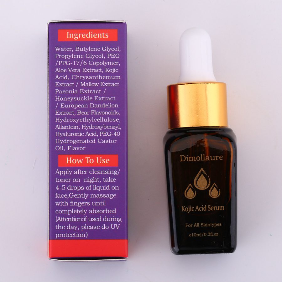 Dimollaure Strong effect whitening cream +Kojic acid serum Remove Freckle melasma pigment Melanin sunburn Acne scars brown Spot Dimollaure Strong effect whitening cream +Kojic acid serum Remove Freckle melasma pigment Melanin sunburn Acne scars brown Spot