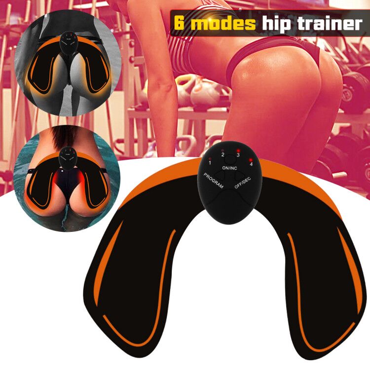 EMS Wireless Smart Muscle Stimulator Abdominal Trainer Hip Trainer Buttocks Butt Lifting Slimming Massager Body Shaping Unisex EMS Wireless Smart Muscle Stimulator Abdominal Trainer Hip Trainer Buttocks Butt Lifting Slimming Massager Body Shaping Unisex
