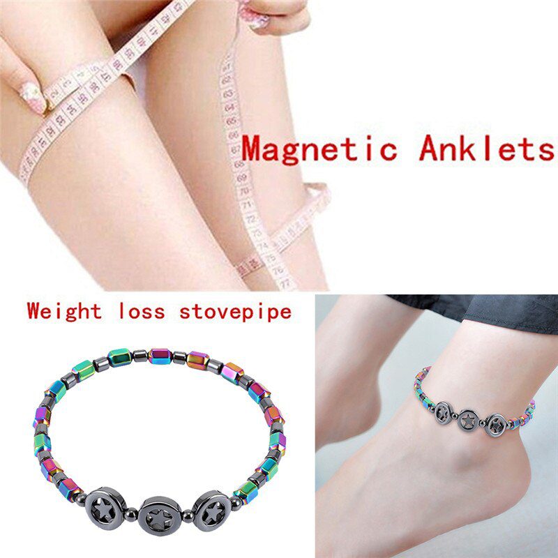 Mixed Color Weight Loss Round Stone Magnetic Therapy Bracelet Health Care Magnetic Hematite Ankle Chain For Men Women #294137 Mixed Color Weight Loss Round Stone Magnetic Therapy Bracelet Health Care Magnetic Hematite Ankle Chain For Men Women #294137