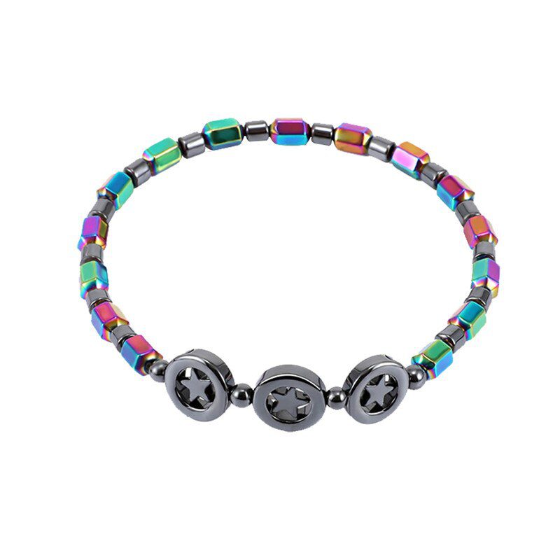 Mixed Color Weight Loss Round Stone Magnetic Therapy Bracelet Health Care Magnetic Hematite Ankle Chain For Men Women #294137 Mixed Color Weight Loss Round Stone Magnetic Therapy Bracelet Health Care Magnetic Hematite Ankle Chain For Men Women #294137