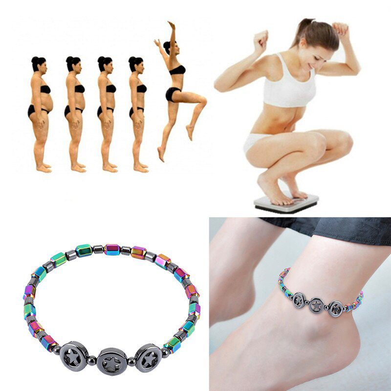 Mixed Color Weight Loss Round Stone Magnetic Therapy Bracelet Health Care Magnetic Hematite Ankle Chain For Men Women #294137 Mixed Color Weight Loss Round Stone Magnetic Therapy Bracelet Health Care Magnetic Hematite Ankle Chain For Men Women #294137