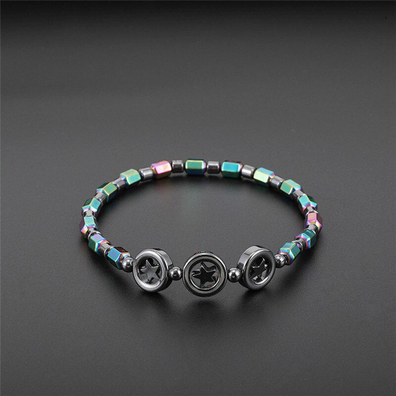 Mixed Color Weight Loss Round Stone Magnetic Therapy Bracelet Health Care Magnetic Hematite Ankle Chain For Men Women #294137 Mixed Color Weight Loss Round Stone Magnetic Therapy Bracelet Health Care Magnetic Hematite Ankle Chain For Men Women #294137