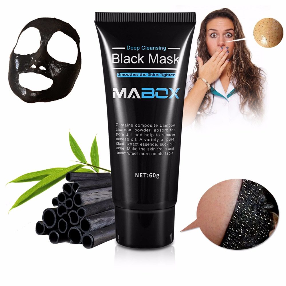 Mabox Black Mask Peel Off Bamboo Charcoal Purifying Blackhead Remover Mask Deep Cleansing for AcneScars Blemishes WrinklesFacial Mabox Black Mask Peel Off Bamboo Charcoal Purifying Blackhead Remover Mask Deep Cleansing for AcneScars Blemishes WrinklesFacial