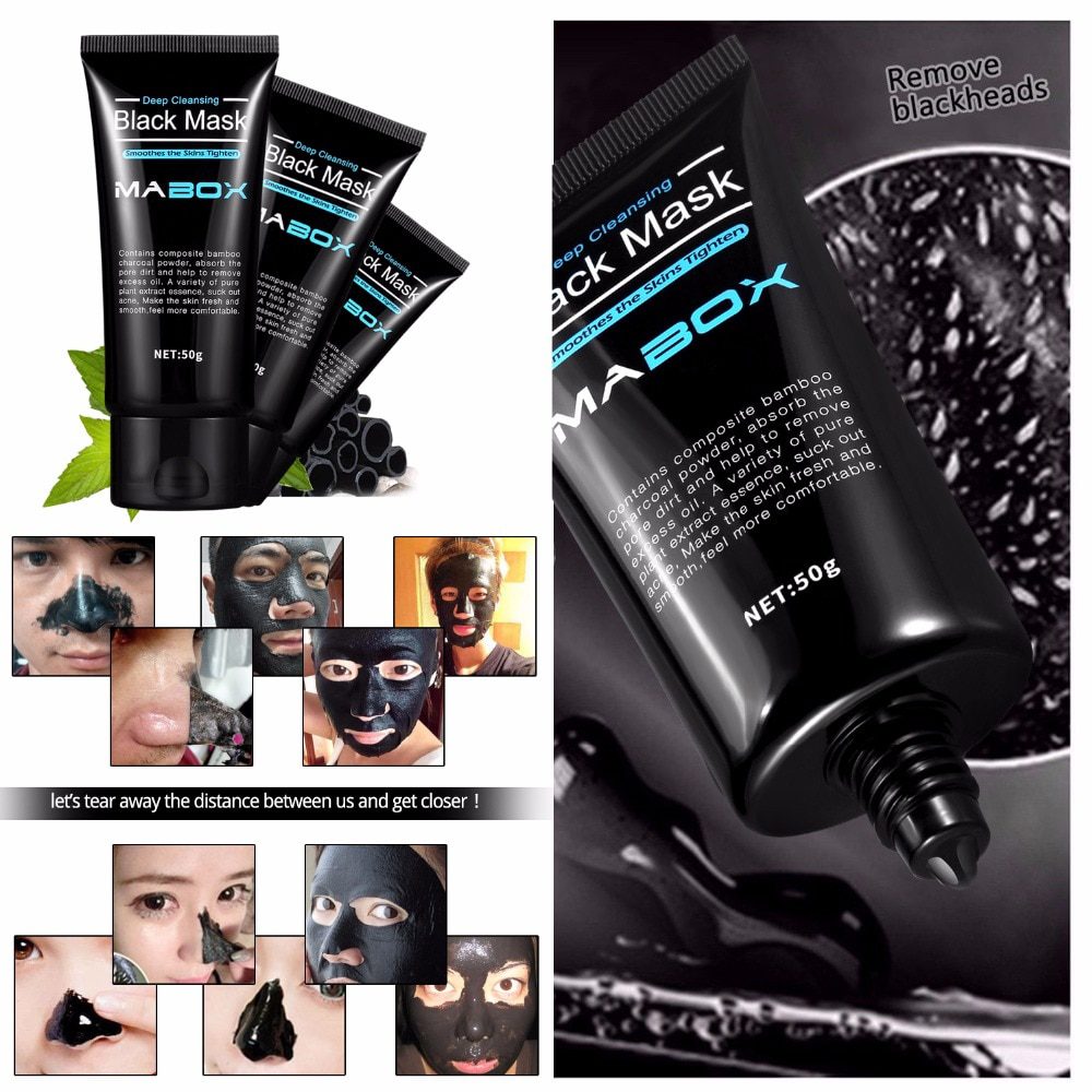 Mabox Black Mask Peel Off Bamboo Charcoal Purifying Blackhead Remover Mask Deep Cleansing for AcneScars Blemishes WrinklesFacial Mabox Black Mask Peel Off Bamboo Charcoal Purifying Blackhead Remover Mask Deep Cleansing for AcneScars Blemishes WrinklesFacial