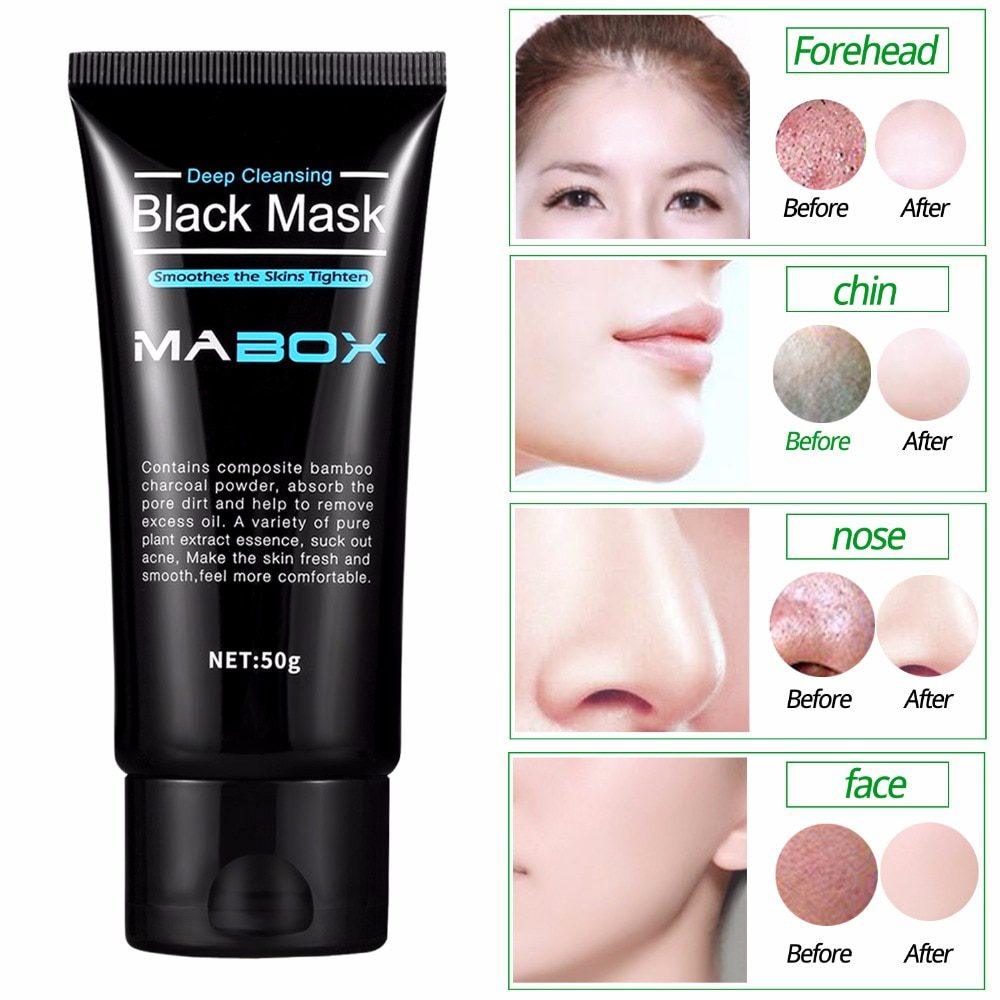 Mabox Black Mask Peel Off Bamboo Charcoal Purifying Blackhead Remover Mask Deep Cleansing for AcneScars Blemishes WrinklesFacial Mabox Black Mask Peel Off Bamboo Charcoal Purifying Blackhead Remover Mask Deep Cleansing for AcneScars Blemishes WrinklesFacial