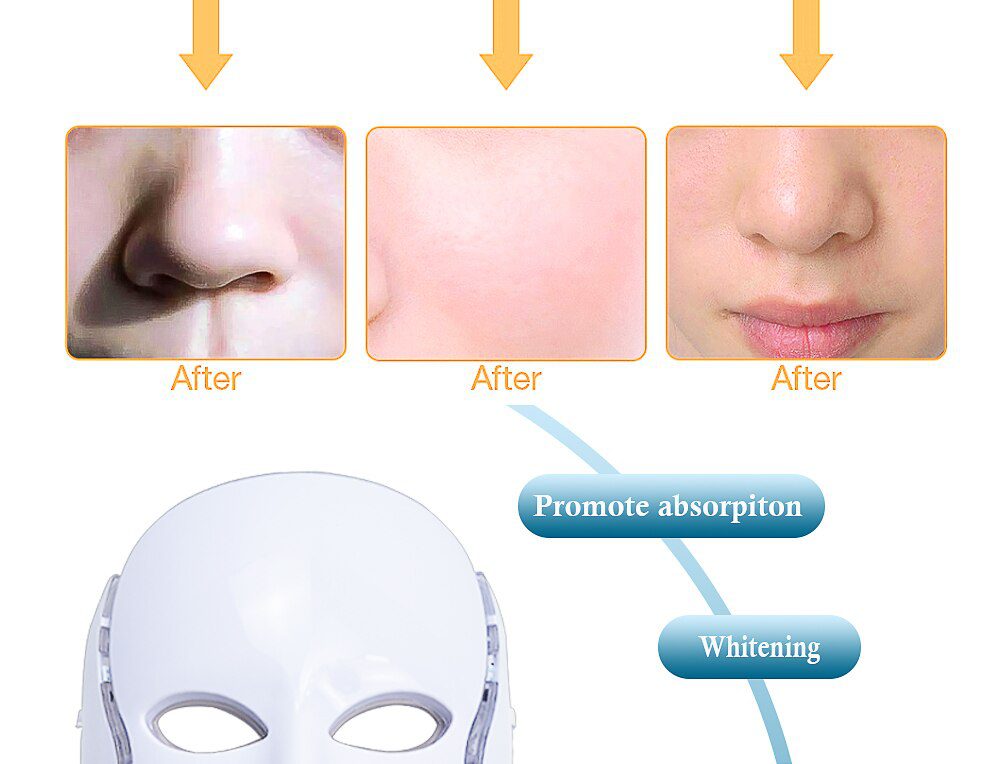 LiCheng LED Facial Mask Beauty Skin Rejuvenation Photon Light 7 Colors Mask with Neck Therapy Wrinkle Acne Tighten Skin Tool LiCheng LED Facial Mask Beauty Skin Rejuvenation Photon Light 7 Colors Mask with Neck Therapy Wrinkle Acne Tighten Skin Tool