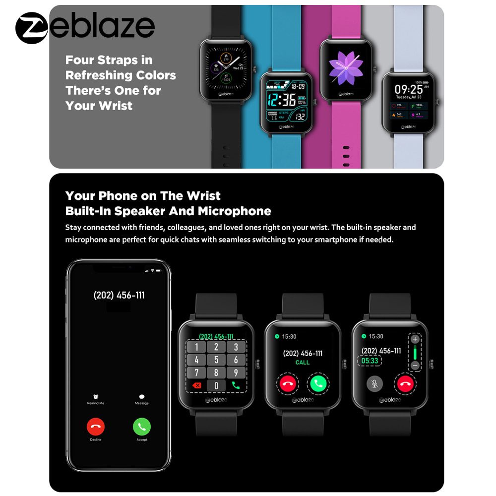 Zeblaze GTS Smart Watch for Phone-Calls Smartwatch Fitness Sleep Heart Rate Blood Pressure Monitor IP67 Waterproof Smart Watches Zeblaze GTS Smart Watch for Phone-Calls Smartwatch Fitness Sleep Heart Rate Blood Pressure Monitor IP67 Waterproof Smart Watches