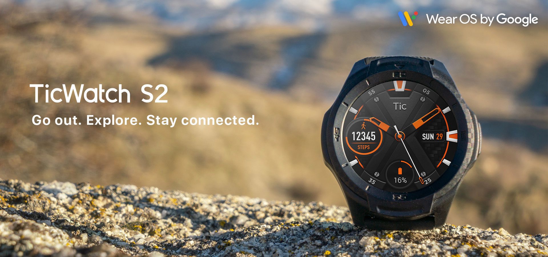 TicWatch S2 Wear OS by Google Smartwatch Bluetooth GPS Sport Watch for Men 5ATM Waterproof for IOS&Android Long Battery Life TicWatch S2 Wear OS by Google Smartwatch Bluetooth GPS Sport Watch for Men 5ATM Waterproof for IOS&Android Long Battery Life