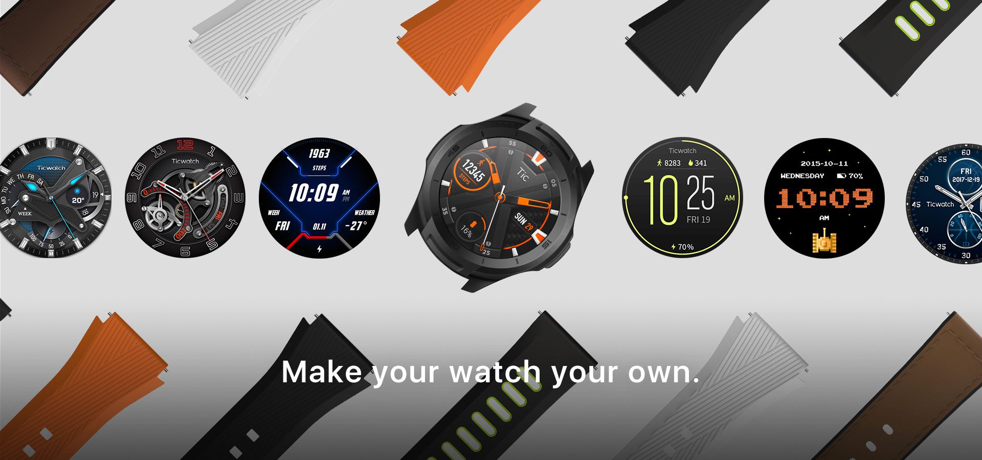 TicWatch S2 Wear OS by Google Smartwatch Bluetooth GPS Sport Watch for Men 5ATM Waterproof for IOS&Android Long Battery Life TicWatch S2 Wear OS by Google Smartwatch Bluetooth GPS Sport Watch for Men 5ATM Waterproof for IOS&Android Long Battery Life