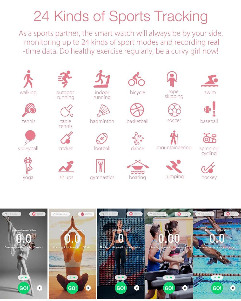 BlitzWolf BW-AH1 Waterproof Smart Watch Women Lovely Bracelet Heart Rate Monitor Sleep Monitoring Smartwatch Connect IOS Android BlitzWolf BW-AH1 Waterproof Smart Watch Women Lovely Bracelet Heart Rate Monitor Sleep Monitoring Smartwatch Connect IOS Android