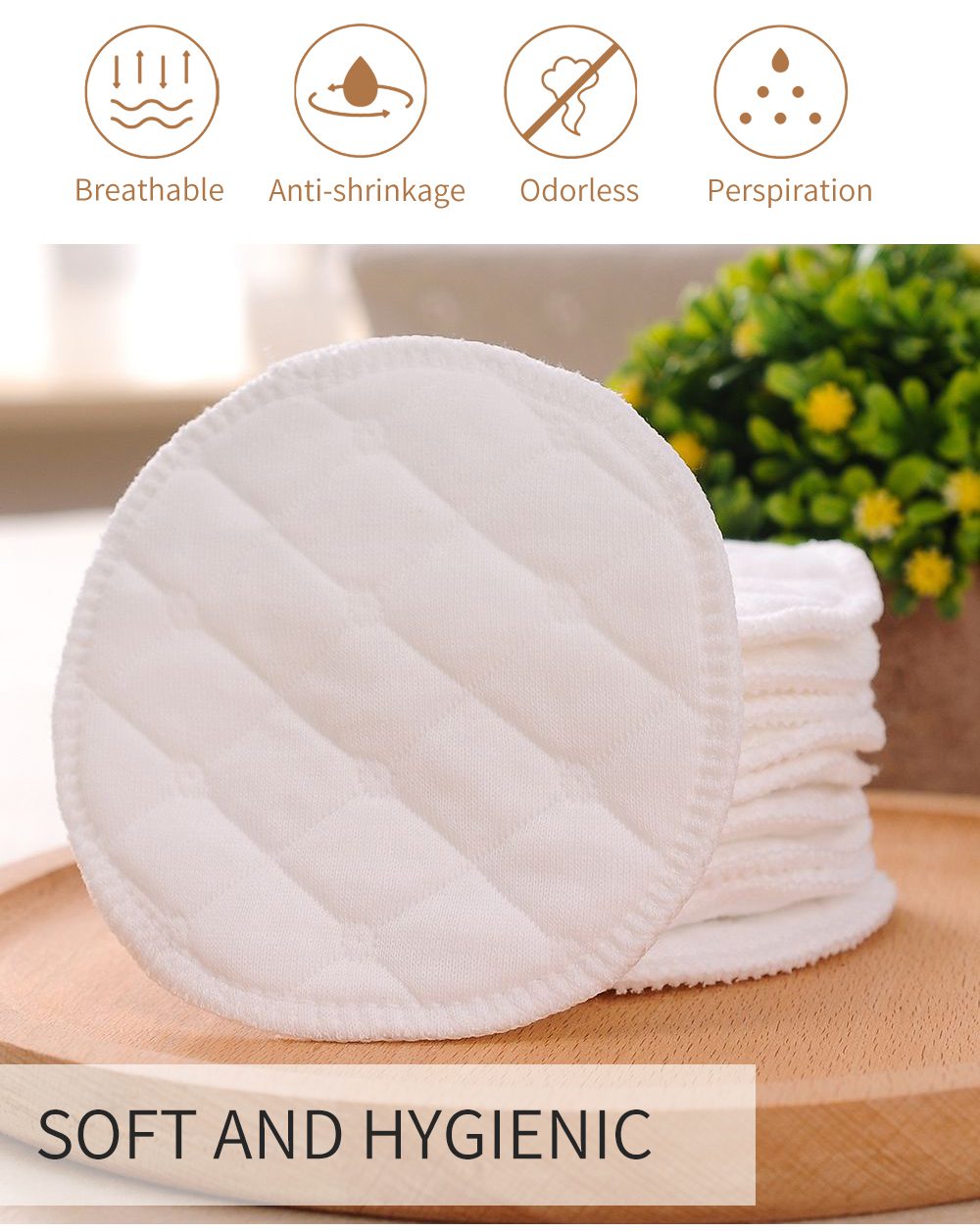 10pcs Reusable Cotton Pads Washable Makeup Remover Pad Soft Face Skin Cleaner Facial Cleaning Beauty Tool for Women Breast Pads 10pcs Reusable Cotton Pads Washable Makeup Remover Pad Soft Face Skin Cleaner Facial Cleaning Beauty Tool for Women Breast Pads