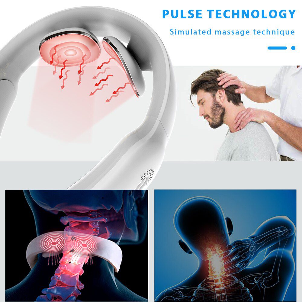 Smart Electric Neck and Shoulder Massager Low Frequency Magnetic Therapy Pulse Pain Relief Relaxation Vertebra Physiotherapy Smart Electric Neck and Shoulder Massager Low Frequency Magnetic Therapy Pulse Pain Relief Relaxation Vertebra Physiotherapy
