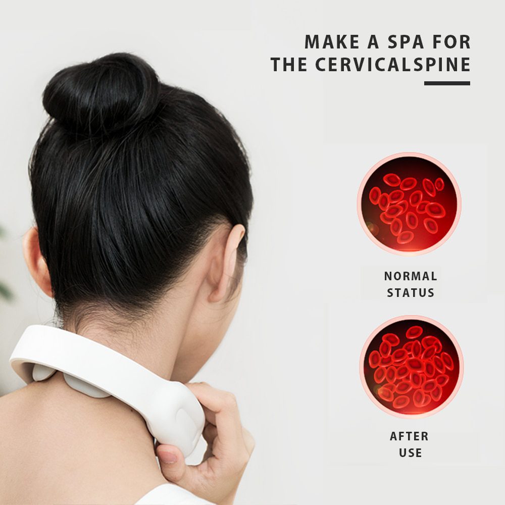 Smart Electric Neck and Shoulder Massager Low Frequency Magnetic Therapy Pulse Pain Relief Relaxation Vertebra Physiotherapy Smart Electric Neck and Shoulder Massager Low Frequency Magnetic Therapy Pulse Pain Relief Relaxation Vertebra Physiotherapy