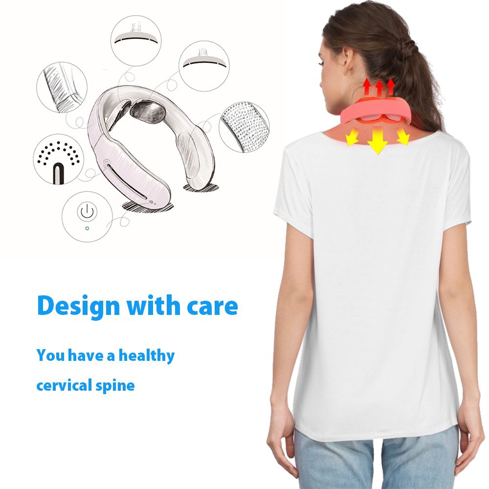 Smart Electric Neck and Shoulder Massager Low Frequency Magnetic Therapy Pulse Pain Relief Relaxation Vertebra Physiotherapy Smart Electric Neck and Shoulder Massager Low Frequency Magnetic Therapy Pulse Pain Relief Relaxation Vertebra Physiotherapy