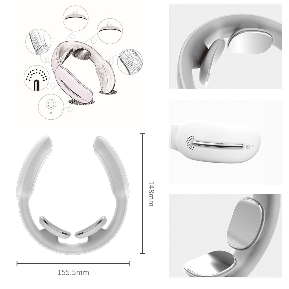 Smart Electric Neck and Shoulder Massager Low Frequency Magnetic Therapy Pulse Pain Relief Relaxation Vertebra Physiotherapy Smart Electric Neck and Shoulder Massager Low Frequency Magnetic Therapy Pulse Pain Relief Relaxation Vertebra Physiotherapy