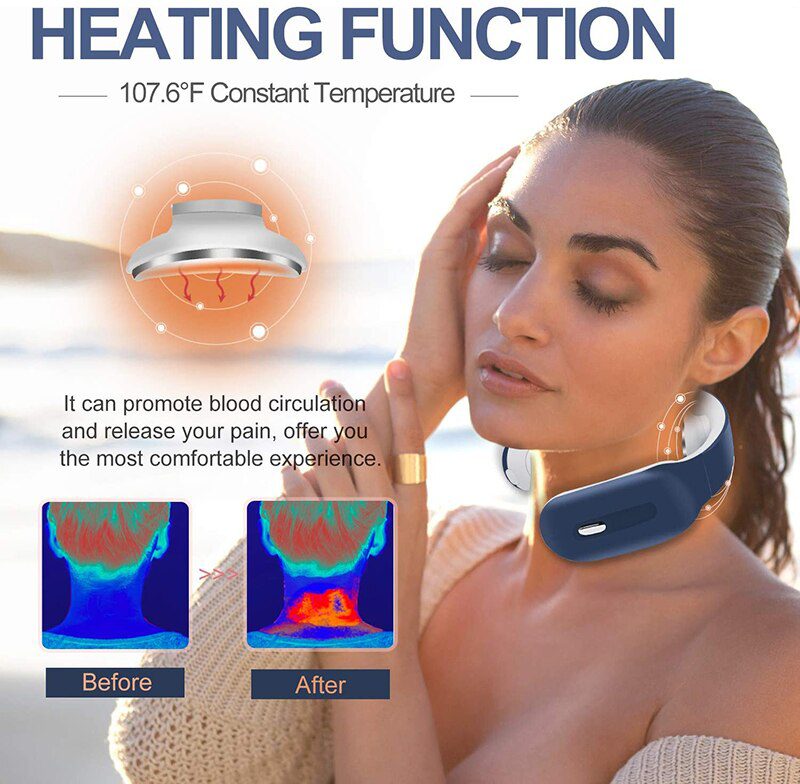 New Remote Smart Neck Shoulder EMS Muscle Massager Trainer Relaxation Electric Pain Relief ToolCervical Vertebra Physiotherapy New Remote Smart Neck Shoulder EMS Muscle Massager Trainer Relaxation Electric Pain Relief ToolCervical Vertebra Physiotherapy