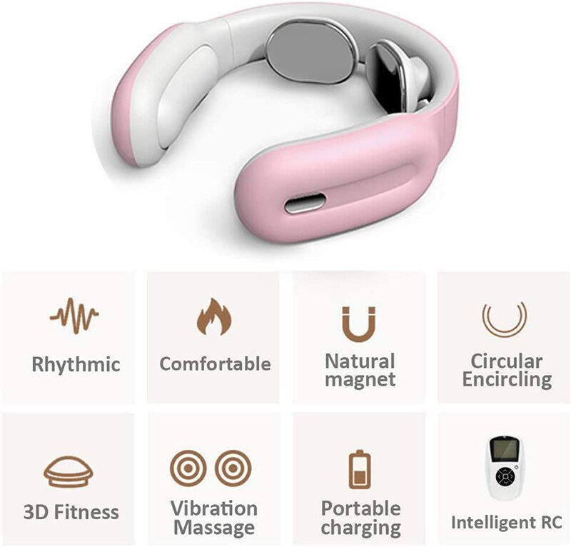 New Remote Smart Neck Shoulder EMS Muscle Massager Trainer Relaxation Electric Pain Relief ToolCervical Vertebra Physiotherapy New Remote Smart Neck Shoulder EMS Muscle Massager Trainer Relaxation Electric Pain Relief ToolCervical Vertebra Physiotherapy