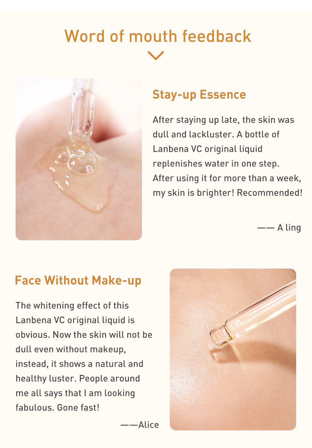 LANBENA Vitamin C Whitening Face Serum Lighten Spots Brightening Facial Skin Essence Fade Dark Spots Remove Freckle Speckle Care LANBENA Vitamin C Whitening Face Serum Lighten Spots Brightening Facial Skin Essence Fade Dark Spots Remove Freckle Speckle Care