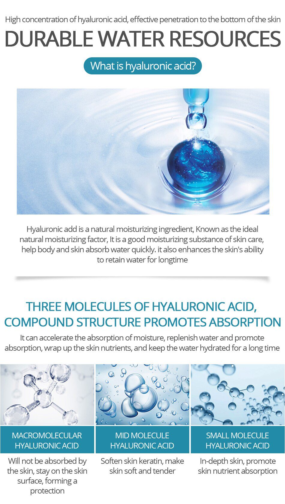 VIBRANT GLAMOUR 2Pcs Hyaluronic Acid Face Serum Shrink Pores Moisturizing Dry Rough Skin Essence Anti-Acne Whitening Skin Care VIBRANT GLAMOUR 2Pcs Hyaluronic Acid Face Serum Shrink Pores Moisturizing Dry Rough Skin Essence Anti-Acne Whitening Skin Care