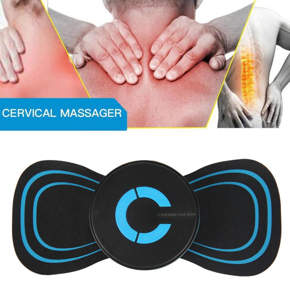 Portable Neck Massager Mini Electric Convenient Intelligent Cervical Massage Stickers Meridian Muscle Relief Pain Portable Neck Massager Mini Electric Convenient Intelligent Cervical Massage Stickers Meridian Muscle Relief Pain