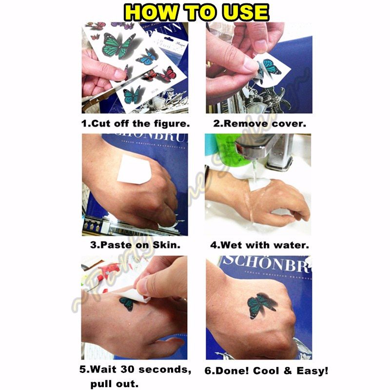 SHNAPIGN Lightning Flash Tattoo Hand Sticker 10.5*6cm Small Waterproof Henna Beauty Temporary Body Sticker Art FREE SHIPPING