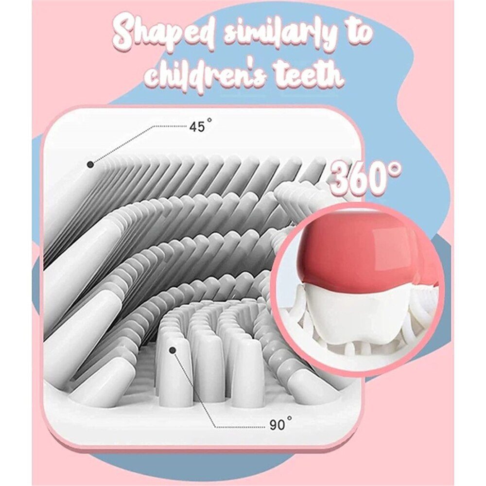 Toothbrush Children 360 Degree U-shaped Child Toothbrush Teethers Brush Silicone Kids Teeth Oral Care Cleaning